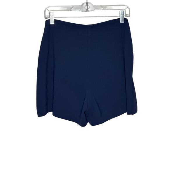 Trina Turk blue front bow high rise dress shorts size 8 - Picture 5 of 8